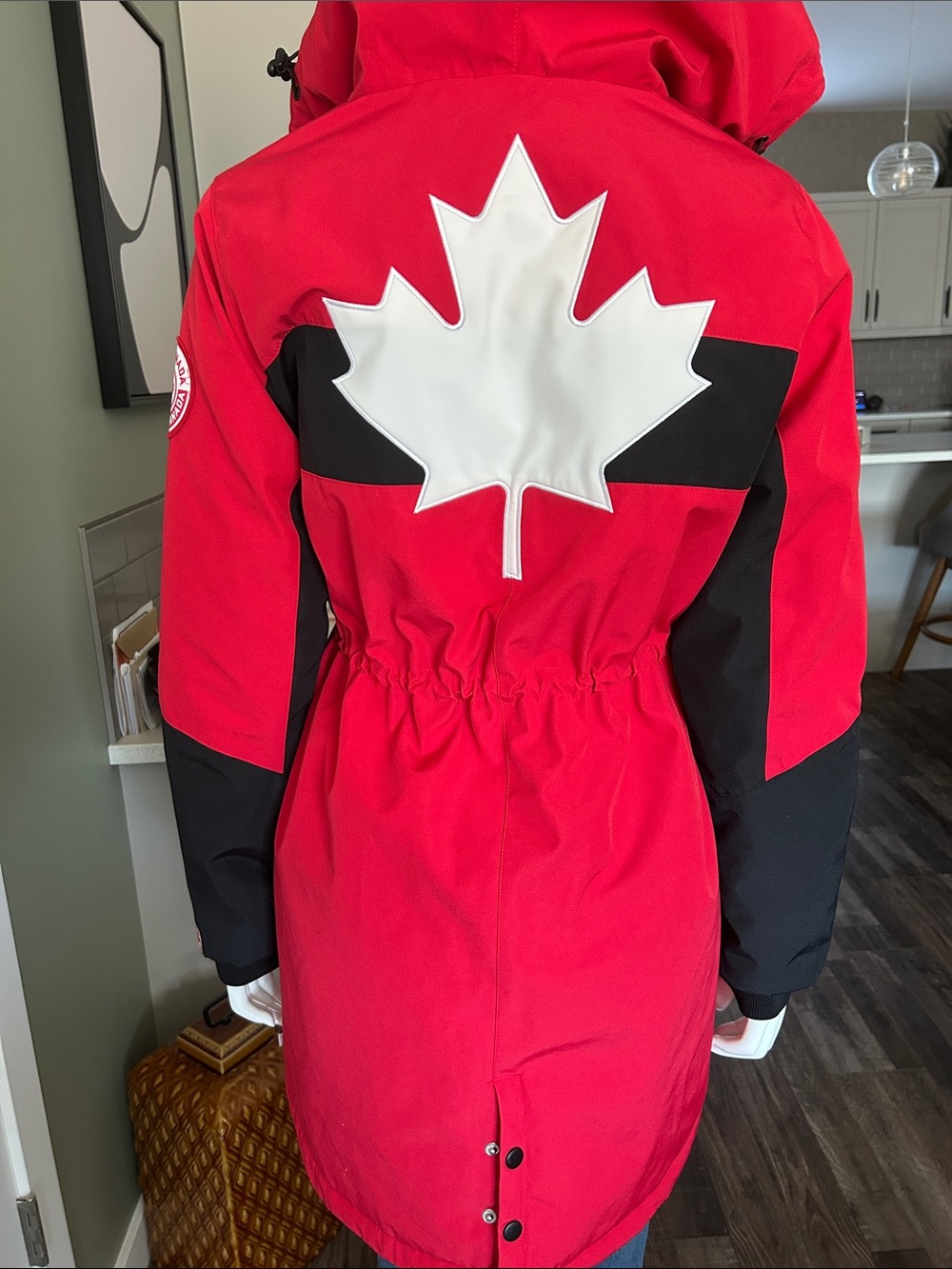 Official Team Canada PyeongChang 2018 Olympic Parka Sz Medium - Picture 3 of 16